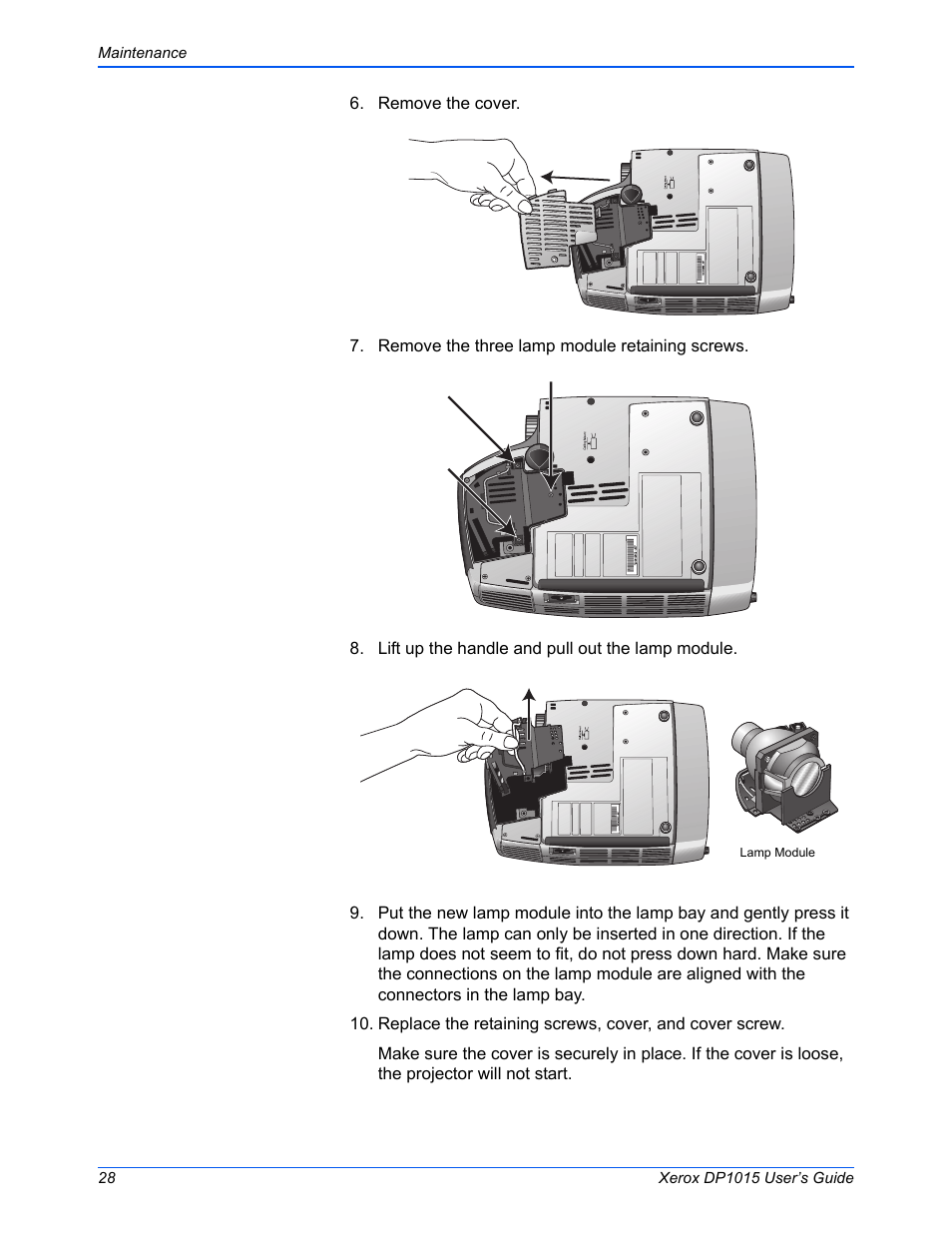 Xerox DP 1015 User Manual | Page 33 / 46