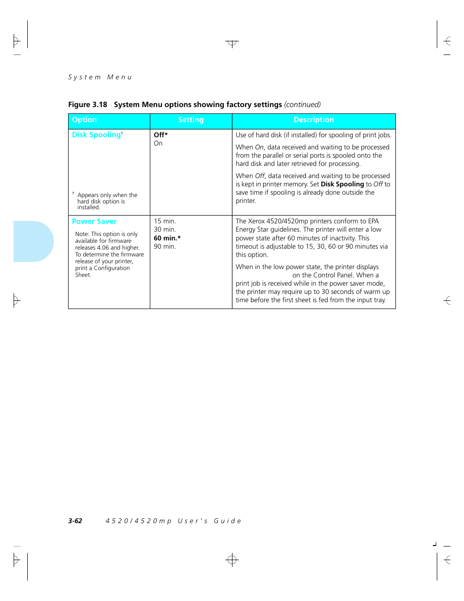 Xerox 4520 User Manual | Page 116 / 310