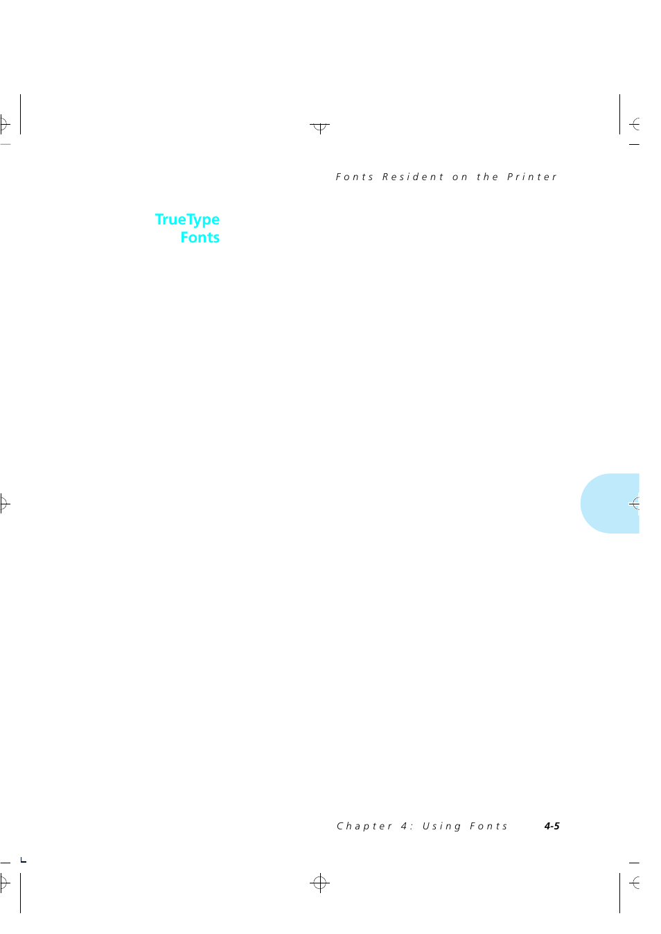 Truetype fonts | Xerox 4520 User Manual | Page 131 / 310