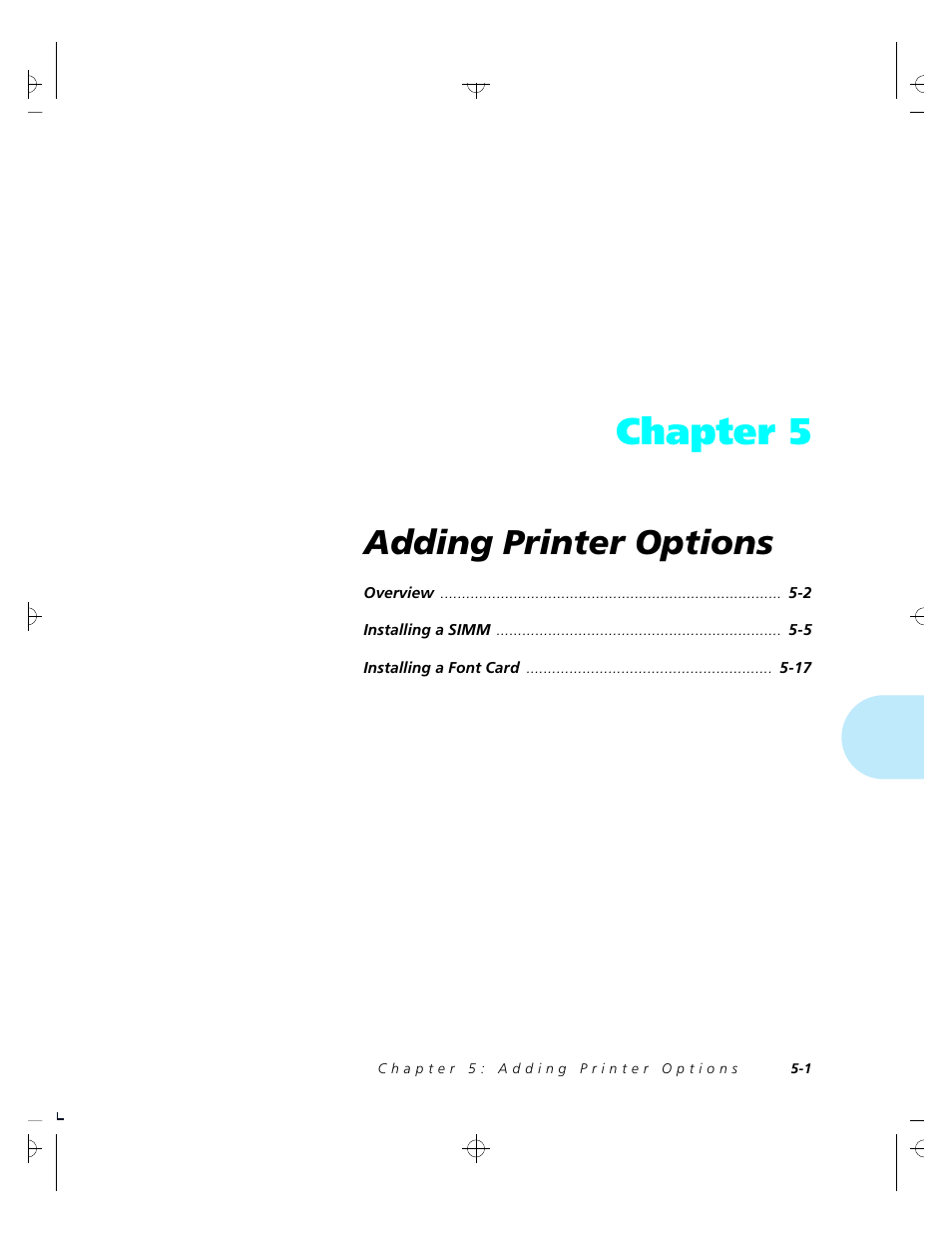 Chapter 5, Adding printer options | Xerox 4520 User Manual | Page 141 / 310