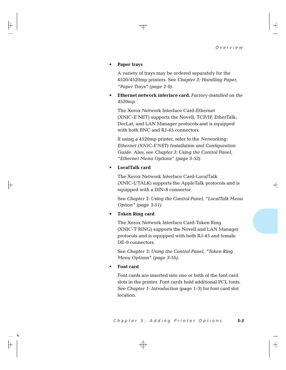 Xerox 4520 User Manual | Page 143 / 310