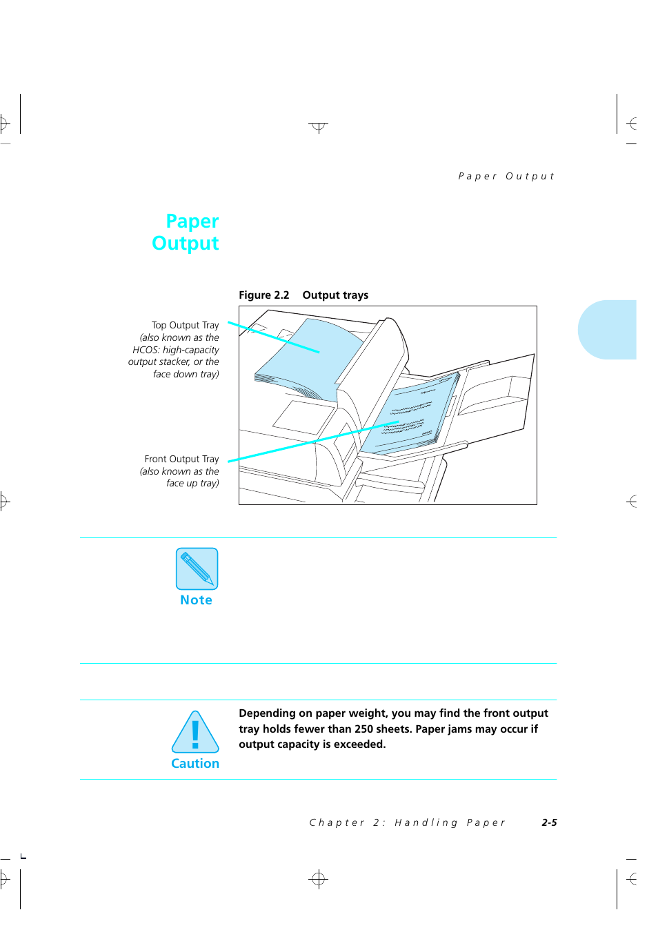 Paper output | Xerox 4520 User Manual | Page 17 / 310