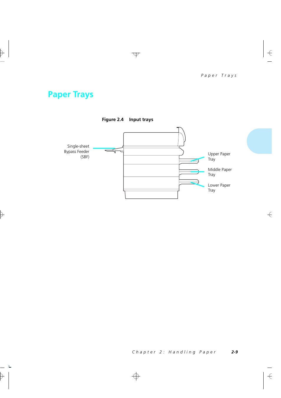 Paper trays | Xerox 4520 User Manual | Page 21 / 310