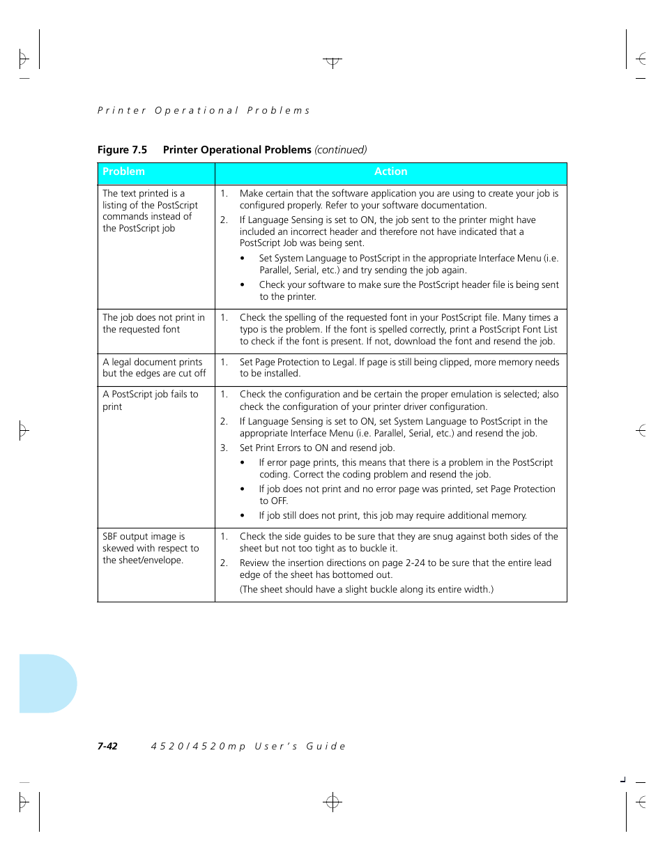 Xerox 4520 User Manual | Page 216 / 310