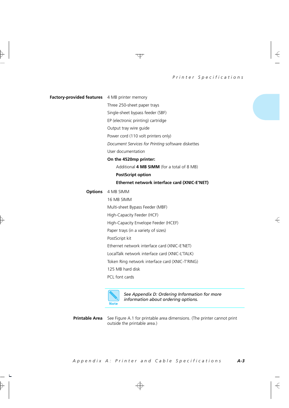 Xerox 4520 User Manual | Page 229 / 310