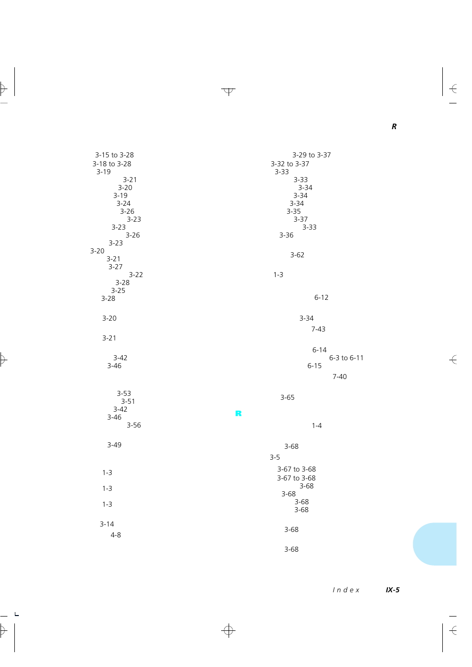 Xerox 4520 User Manual | Page 307 / 310