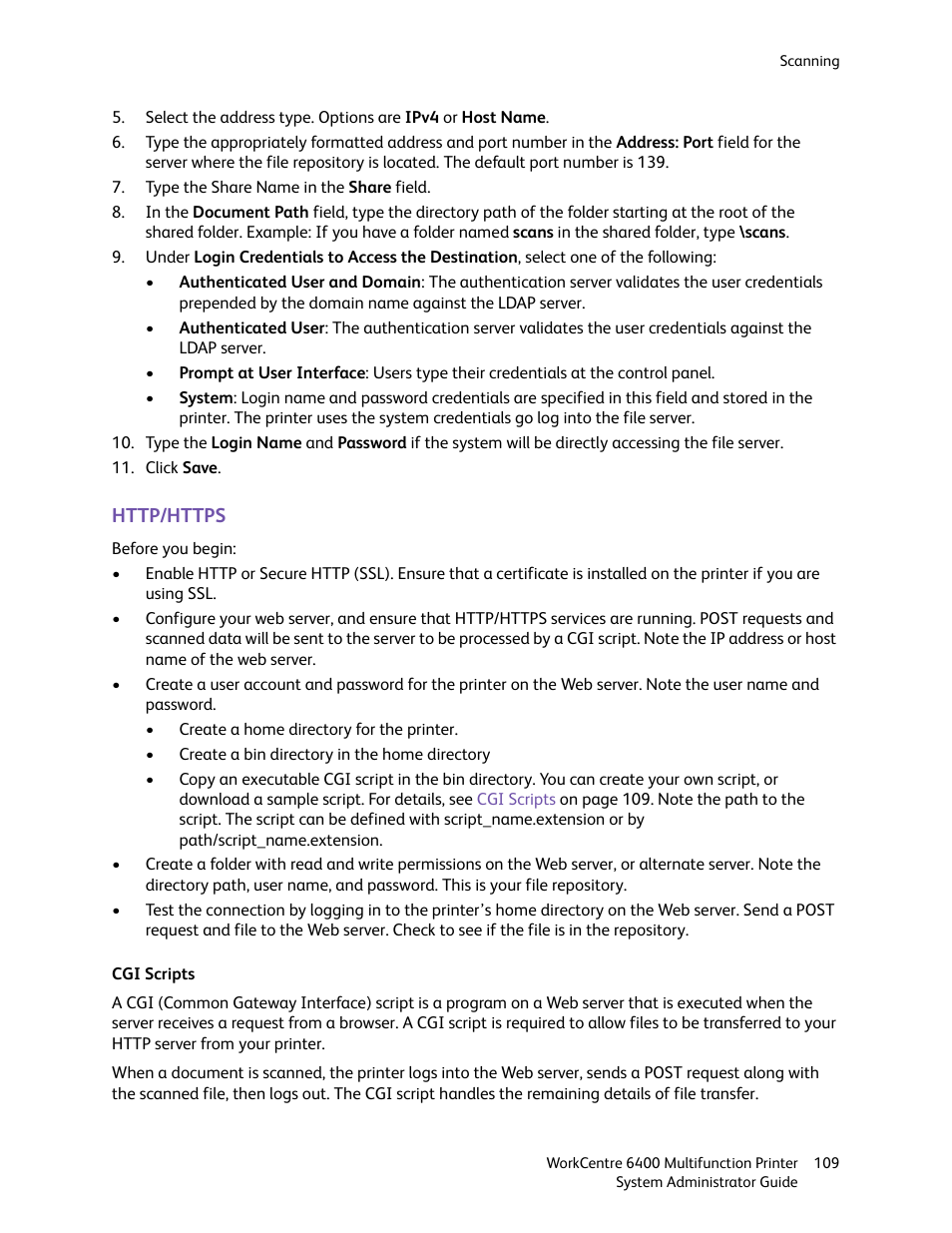 Xerox WorkCentre 6400 User Manual | Page 109 / 184