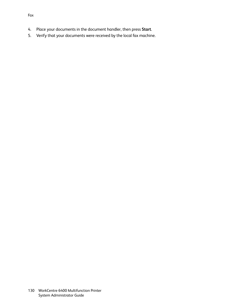 Xerox WorkCentre 6400 User Manual | Page 130 / 184