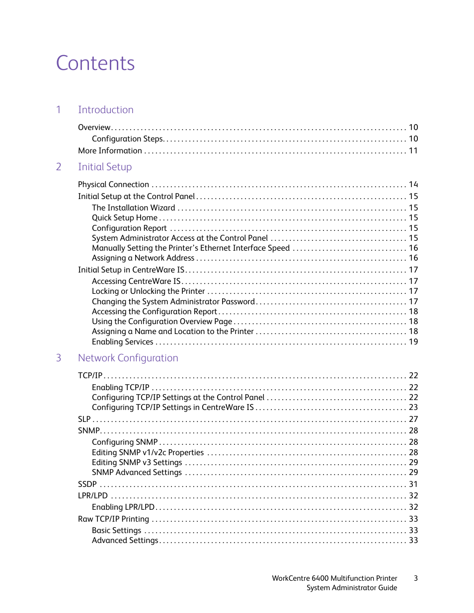 Xerox WorkCentre 6400 User Manual | Page 3 / 184