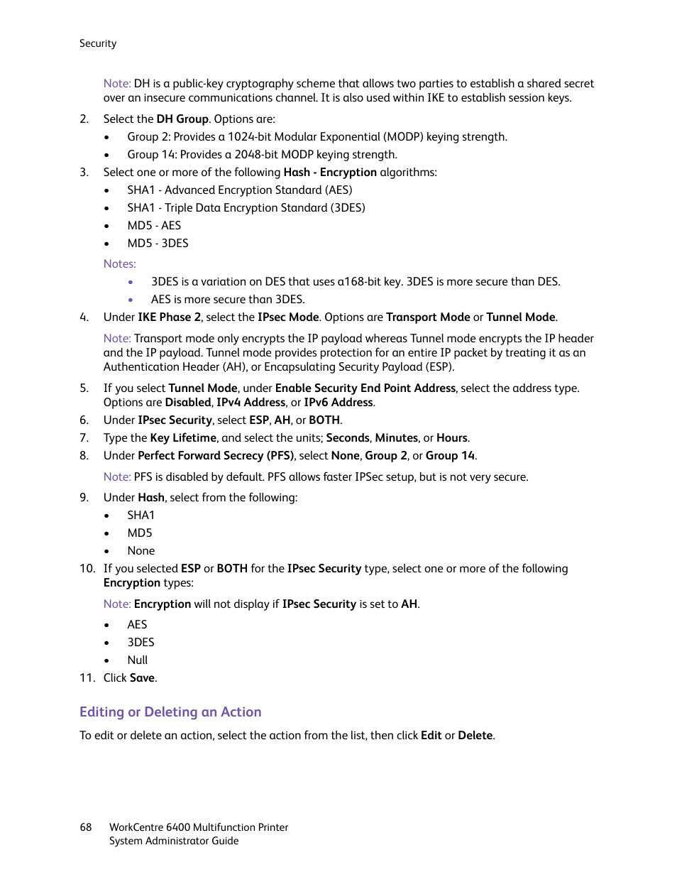 Xerox WorkCentre 6400 User Manual | Page 68 / 184