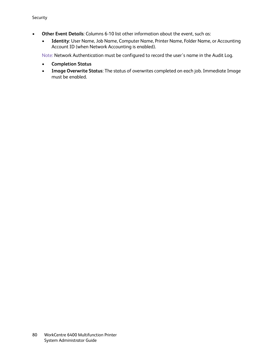 Xerox WorkCentre 6400 User Manual | Page 80 / 184