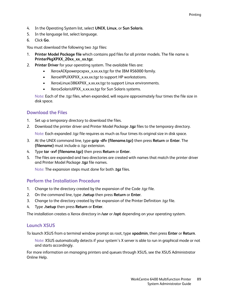 Xerox WorkCentre 6400 User Manual | Page 89 / 184