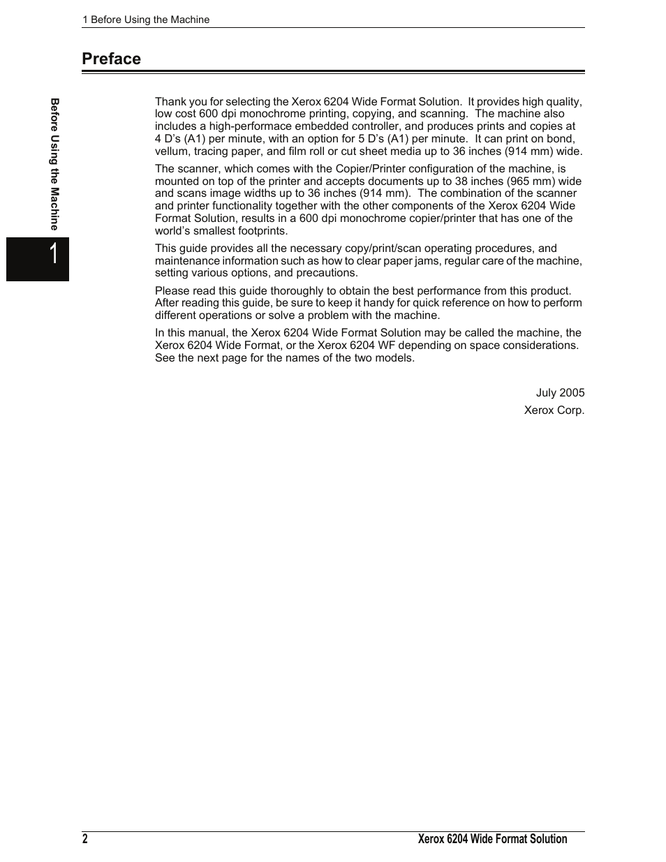 Preface | Xerox 701P44973 User Manual | Page 10 / 206