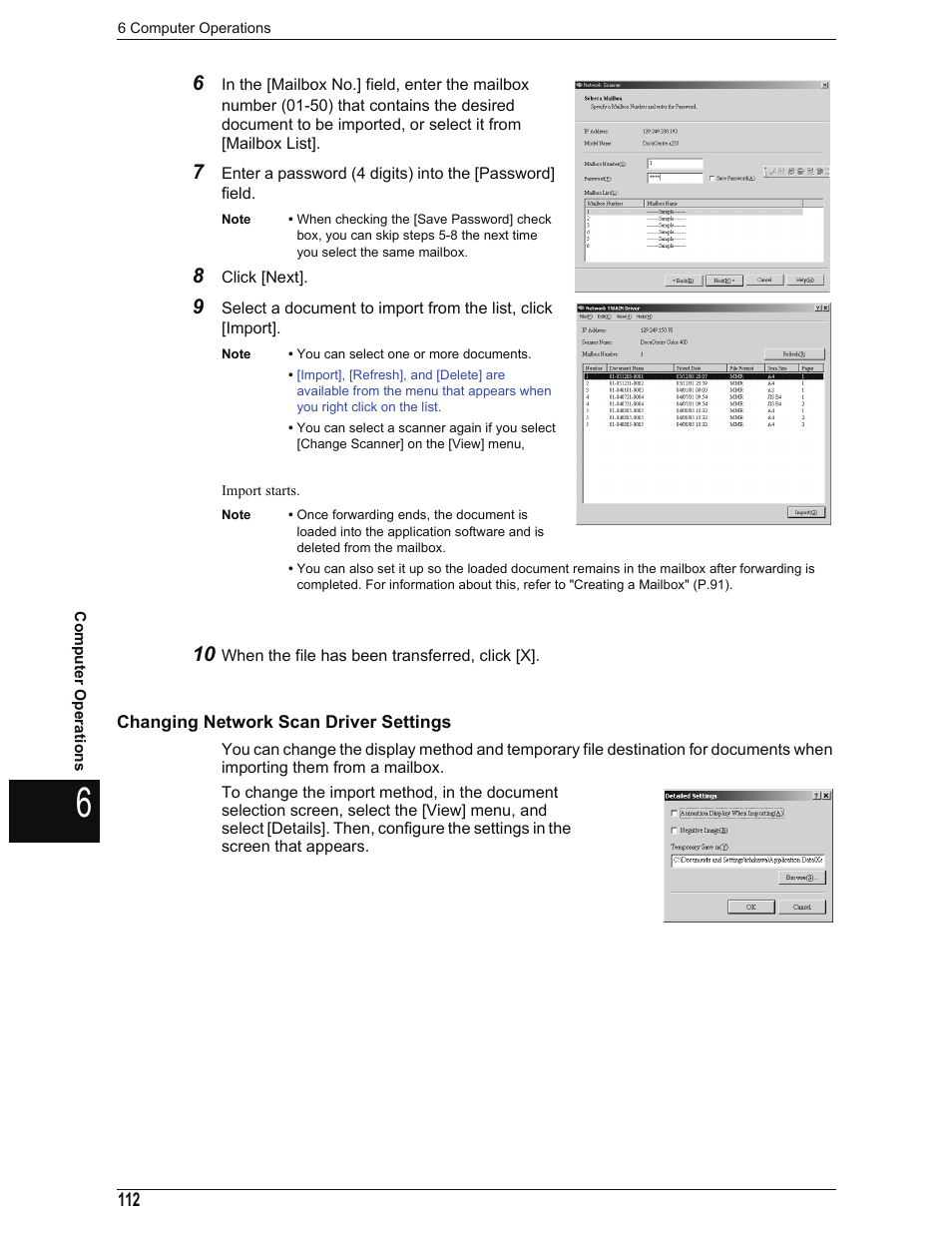 Changing network scan driver settings | Xerox 701P44973 User Manual | Page 120 / 206