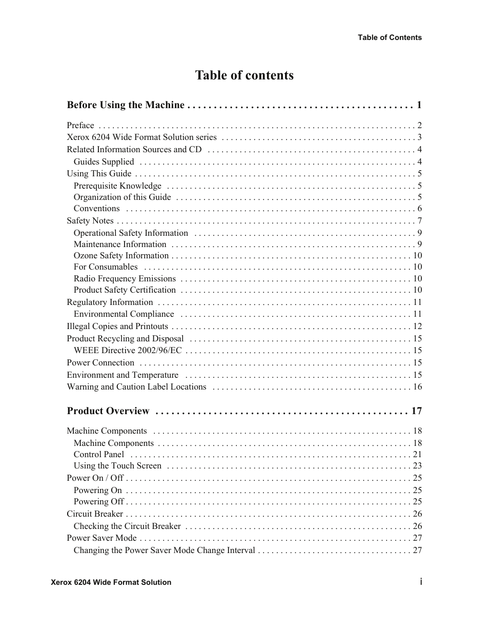 Xerox 701P44973 User Manual | Page 3 / 206