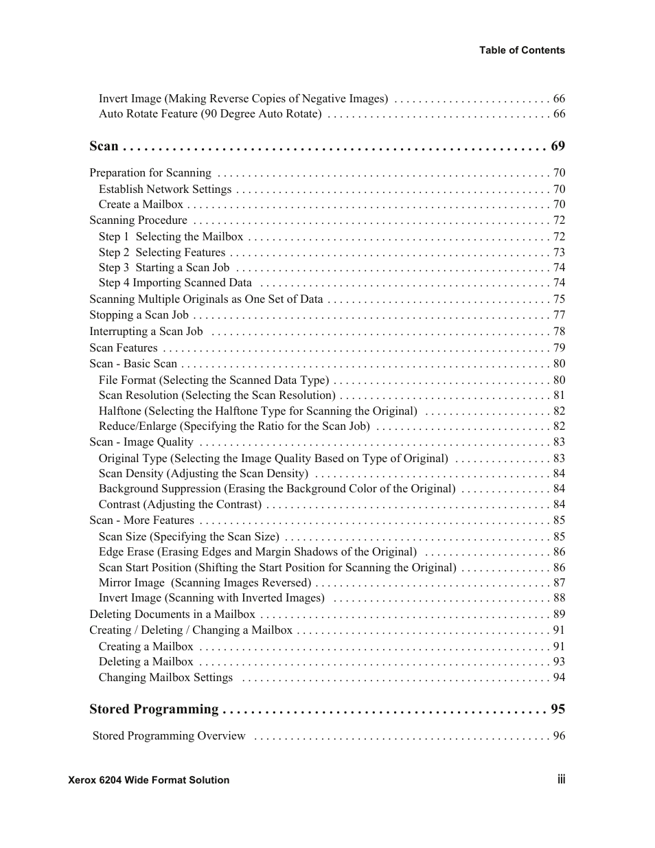 Xerox 701P44973 User Manual | Page 5 / 206