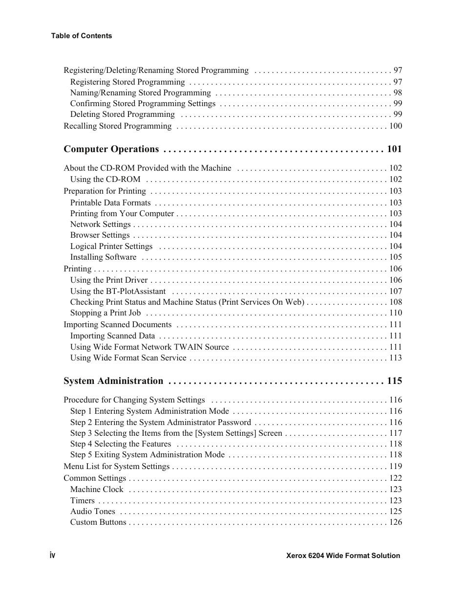 Xerox 701P44973 User Manual | Page 6 / 206