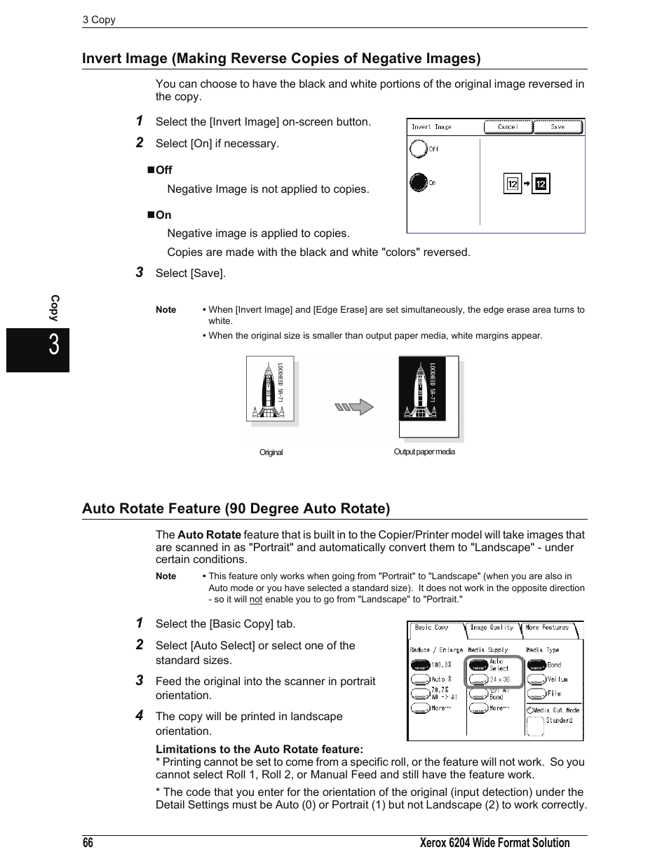 Auto rotate feature (90 degree auto rotate) | Xerox 701P44973 User Manual | Page 74 / 206