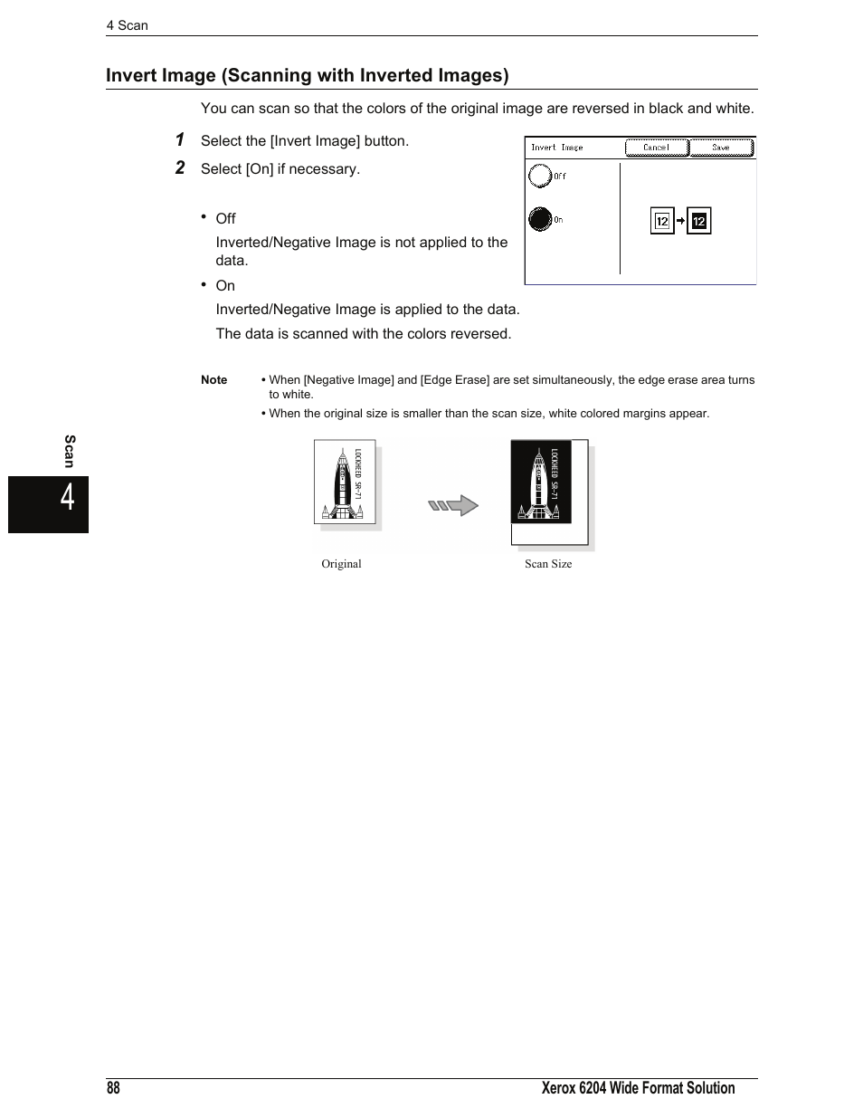 Invert image (scanning with inverted images) | Xerox 701P44973 User Manual | Page 96 / 206