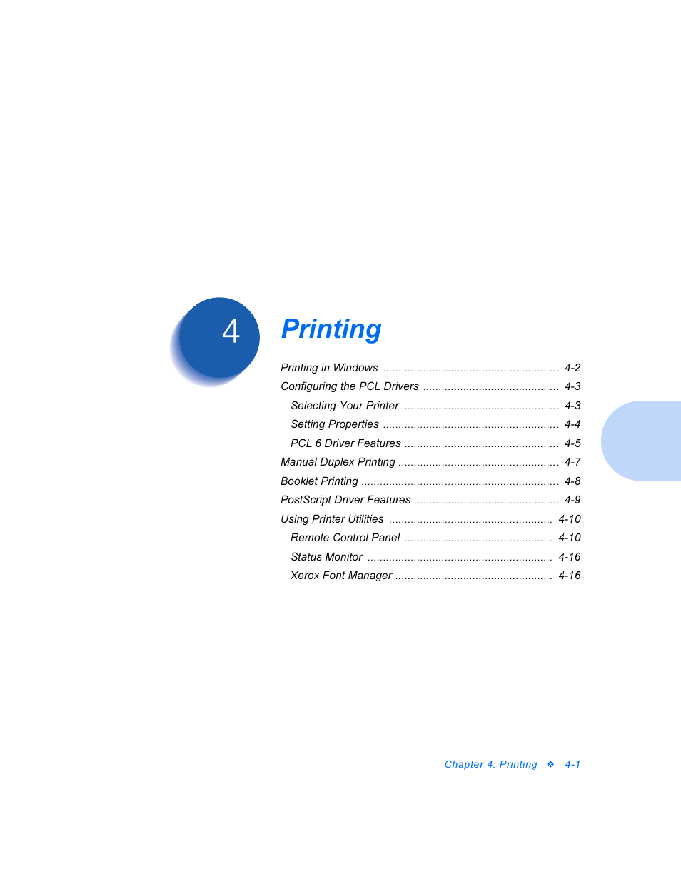 Printing | Xerox DocuPrint Personal Laser Printer P1202 User Manual | Page 25 / 88