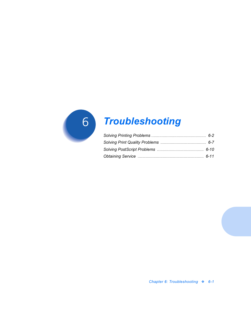 Troubleshooting | Xerox DocuPrint Personal Laser Printer P1202 User Manual | Page 45 / 88