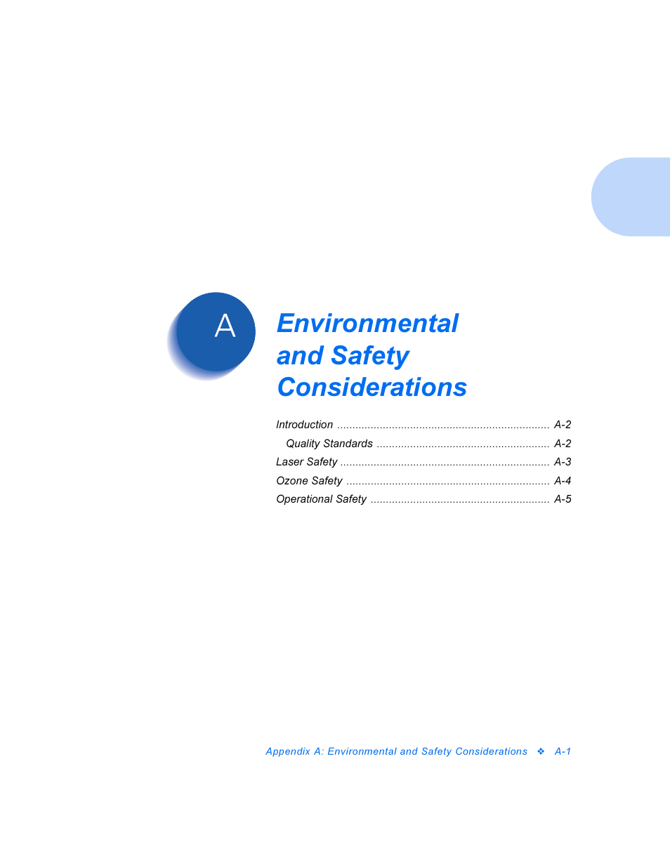 Environmental andsafety considerations, Environmental and safety considerations | Xerox DocuPrint Personal Laser Printer P1202 User Manual | Page 57 / 88