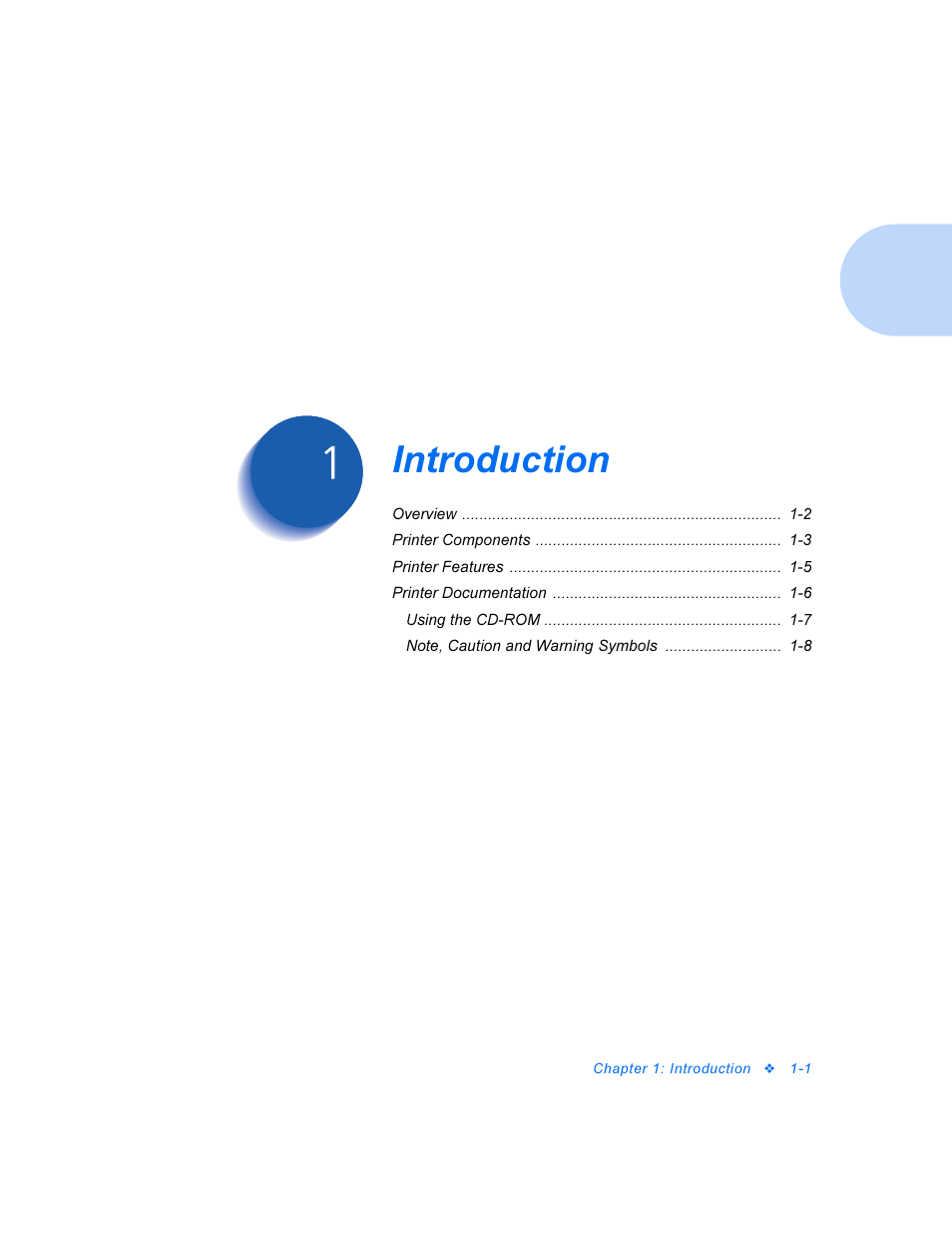 Introduction | Xerox DocuPrint Personal Laser Printer P1202 User Manual | Page 7 / 88