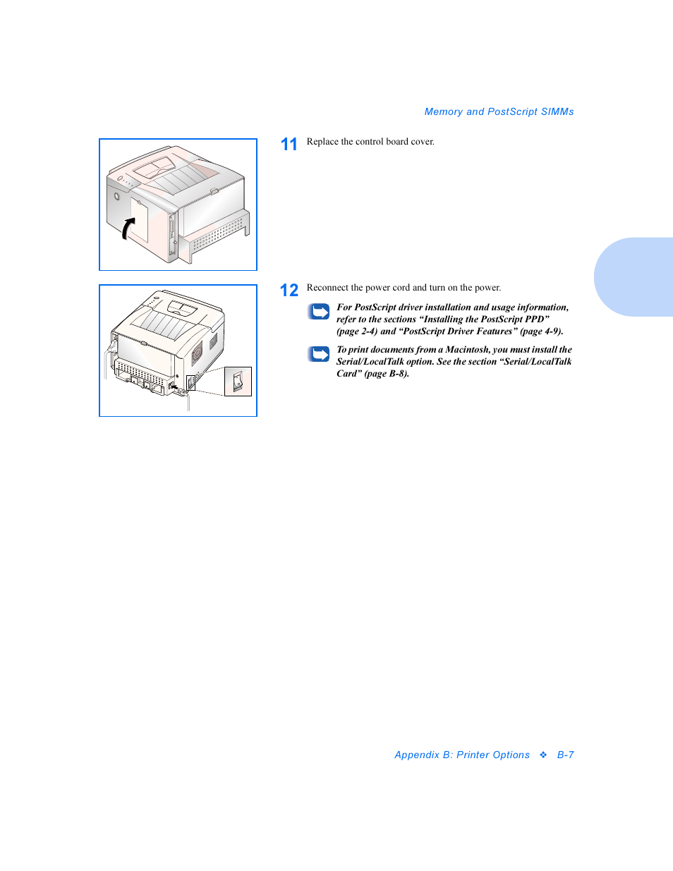 Xerox DocuPrint Personal Laser Printer P1202 User Manual | Page 71 / 88