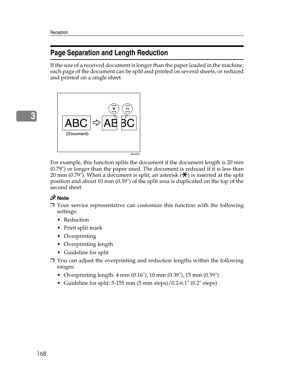 Page separation and length reduction | Xerox C3000 User Manual | Page 178 / 298