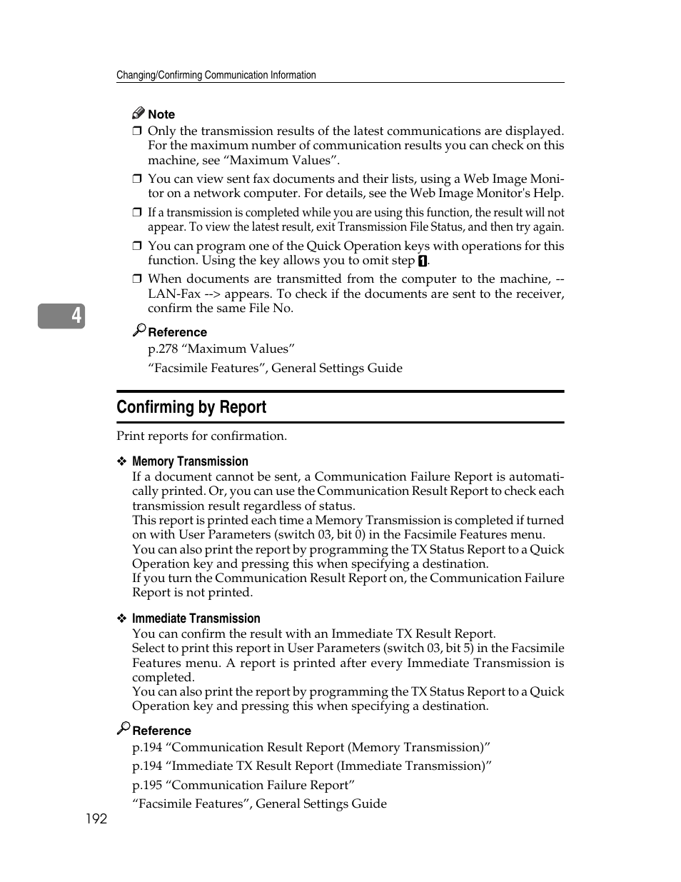 Confirming by report | Xerox C3000 User Manual | Page 202 / 298