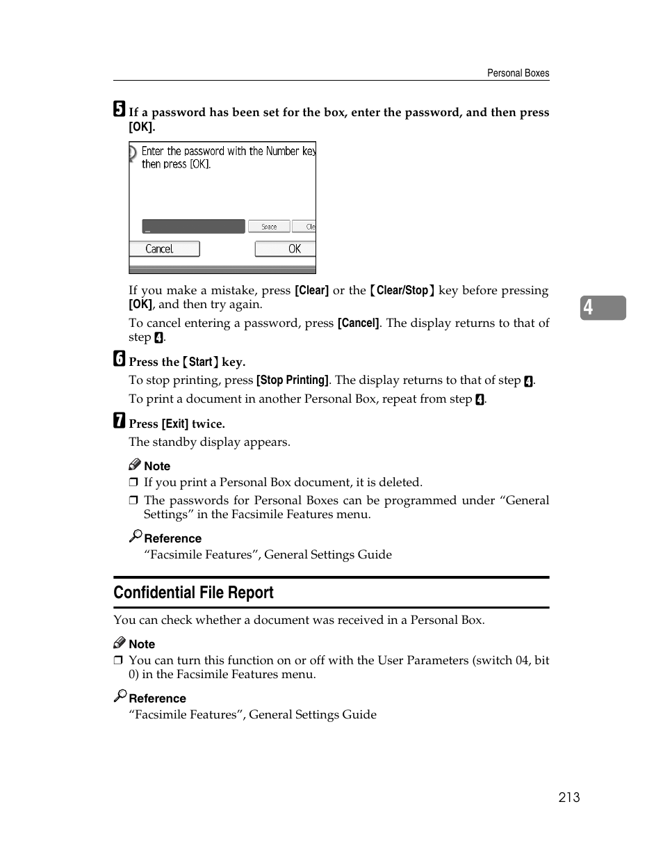 Confidential file report | Xerox C3000 User Manual | Page 223 / 298