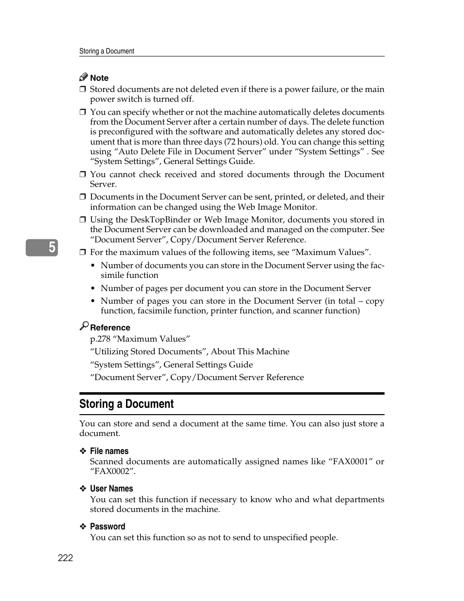 Storing a document | Xerox C3000 User Manual | Page 232 / 298