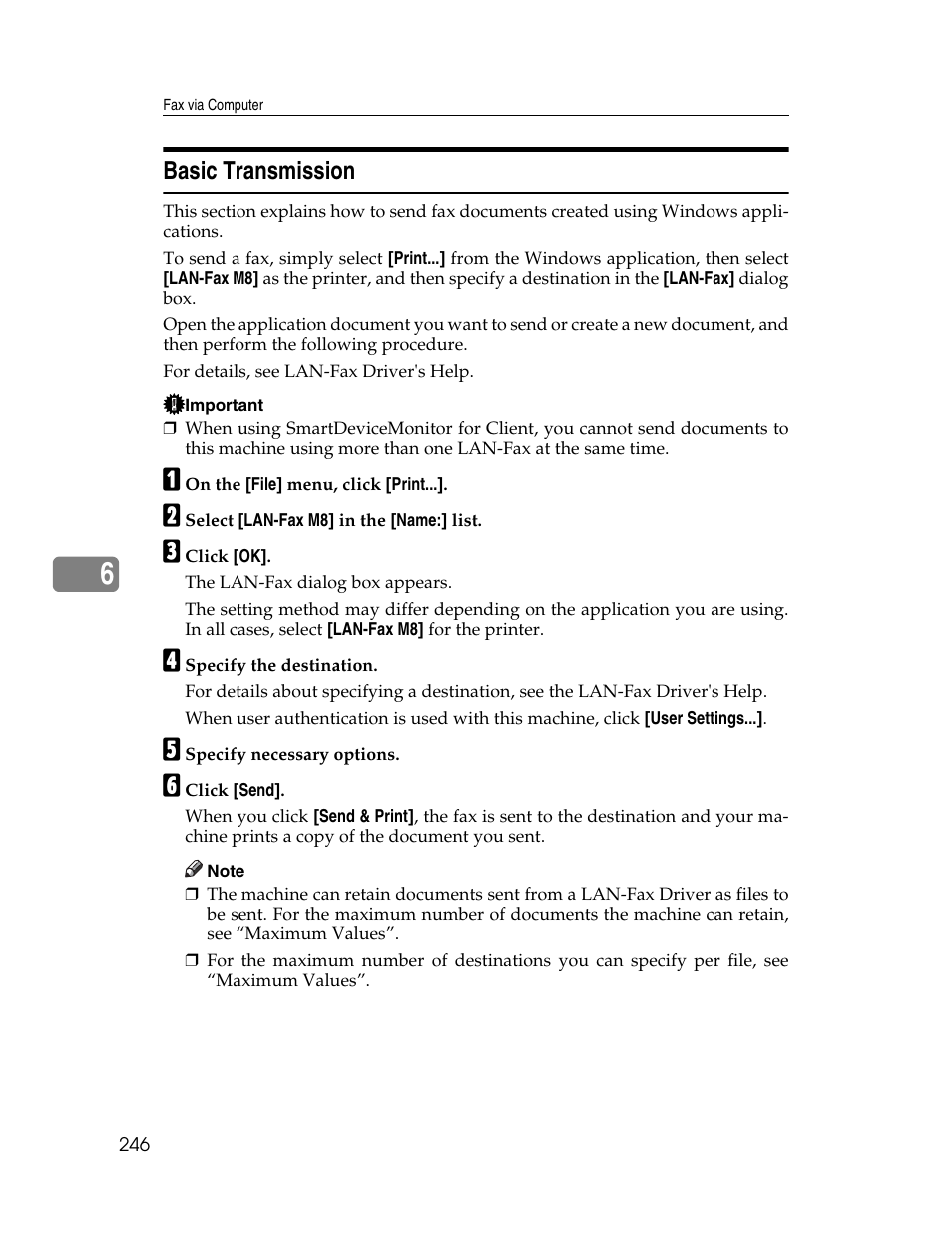Basic transmission | Xerox C3000 User Manual | Page 256 / 298