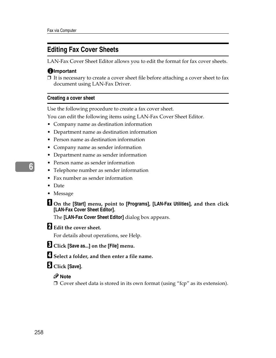 Editing fax cover sheets, Creating a cover sheet | Xerox C3000 User Manual | Page 268 / 298