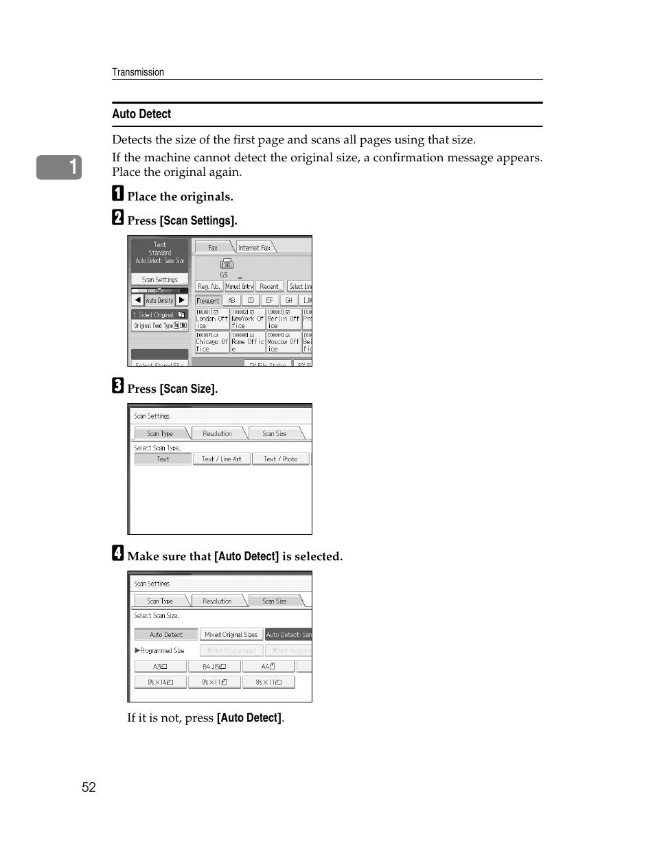 Auto detect | Xerox C3000 User Manual | Page 62 / 298
