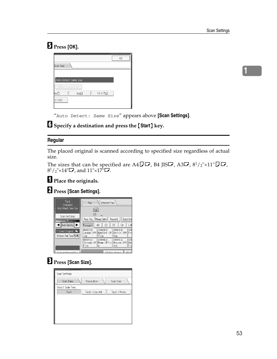 Regular | Xerox C3000 User Manual | Page 63 / 298
