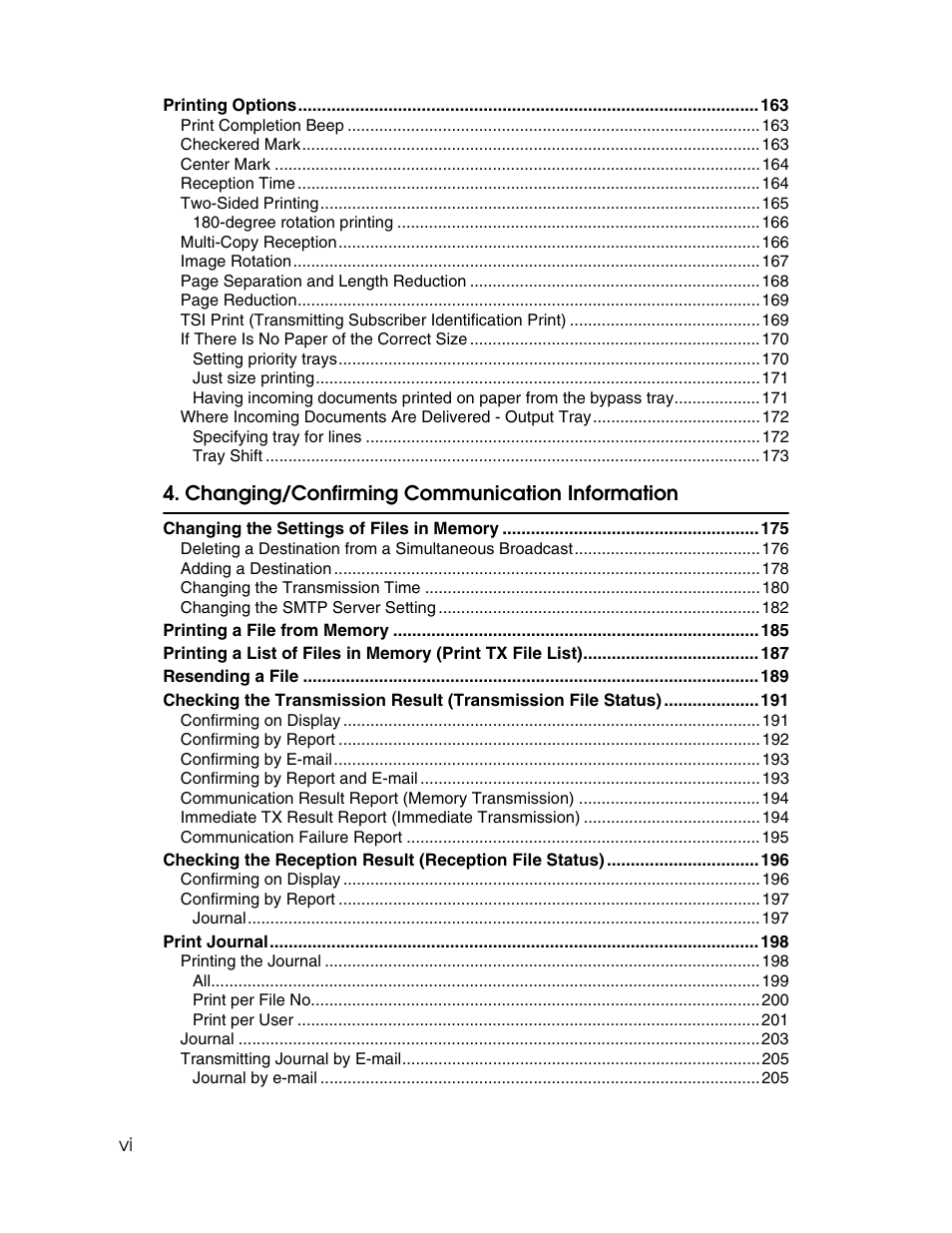 Changing/confirming communication information | Xerox C3000 User Manual | Page 8 / 298