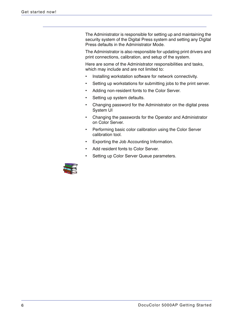 If you are the administrator | Xerox DocuColor 5000AP User Manual | Page 10 / 20