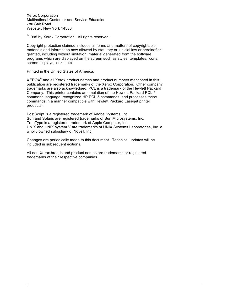 Xerox 701P91273 User Manual | Page 2 / 52
