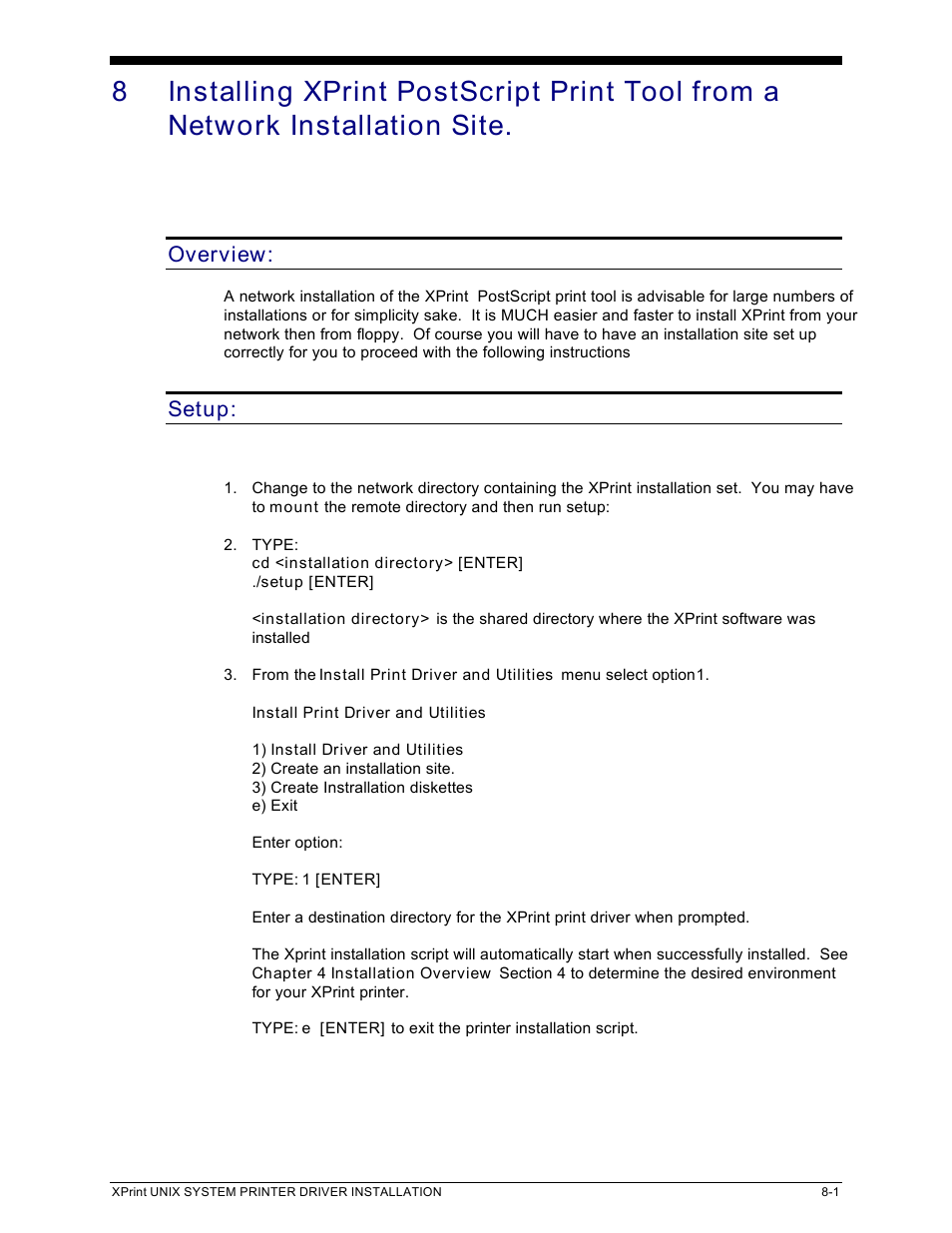 Overview, Setup | Xerox 701P91273 User Manual | Page 21 / 52