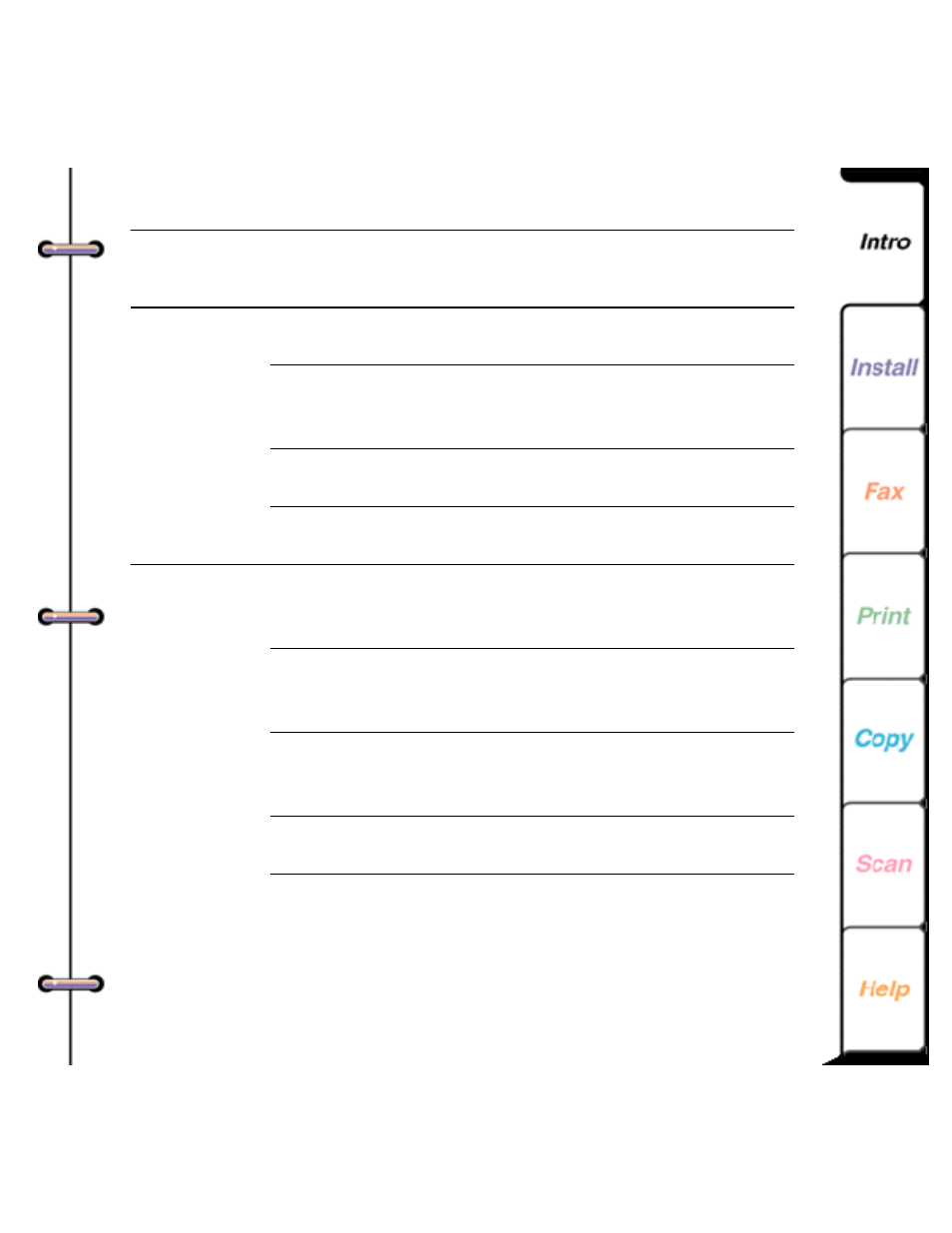 Size description reorder number | Xerox Document WorkCentre 450C User Manual | Page 24 / 214