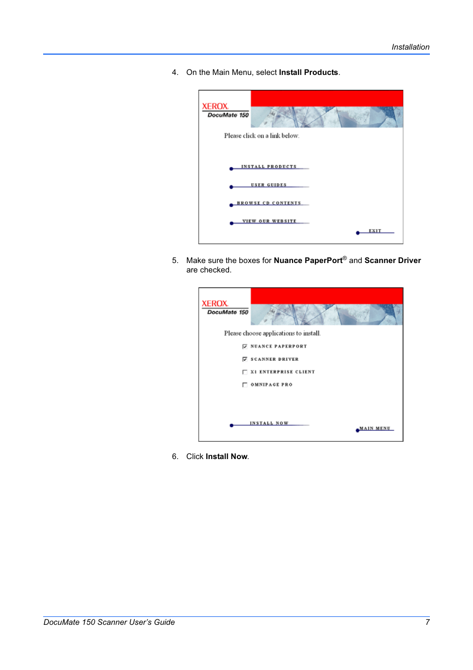 Xerox 150 User Manual | Page 12 / 94