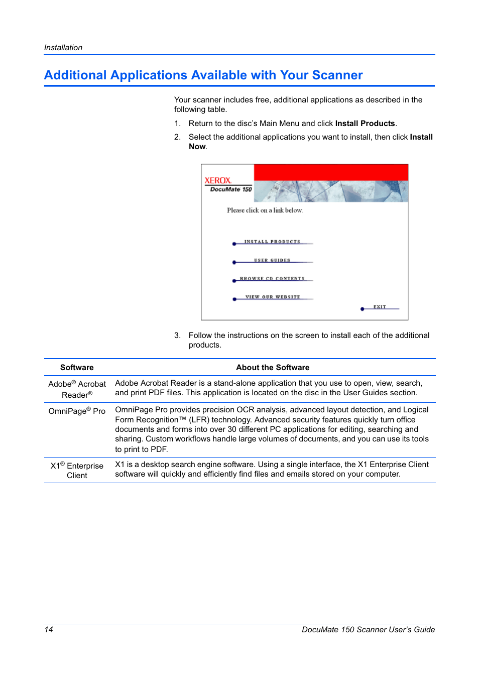 Xerox 150 User Manual | Page 19 / 94