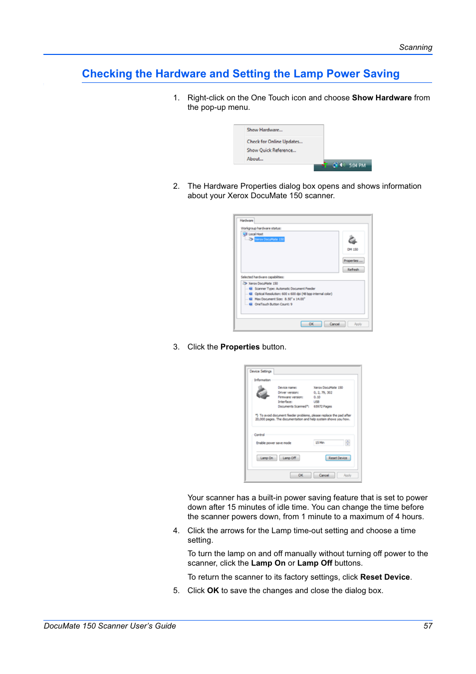 Xerox 150 User Manual | Page 62 / 94