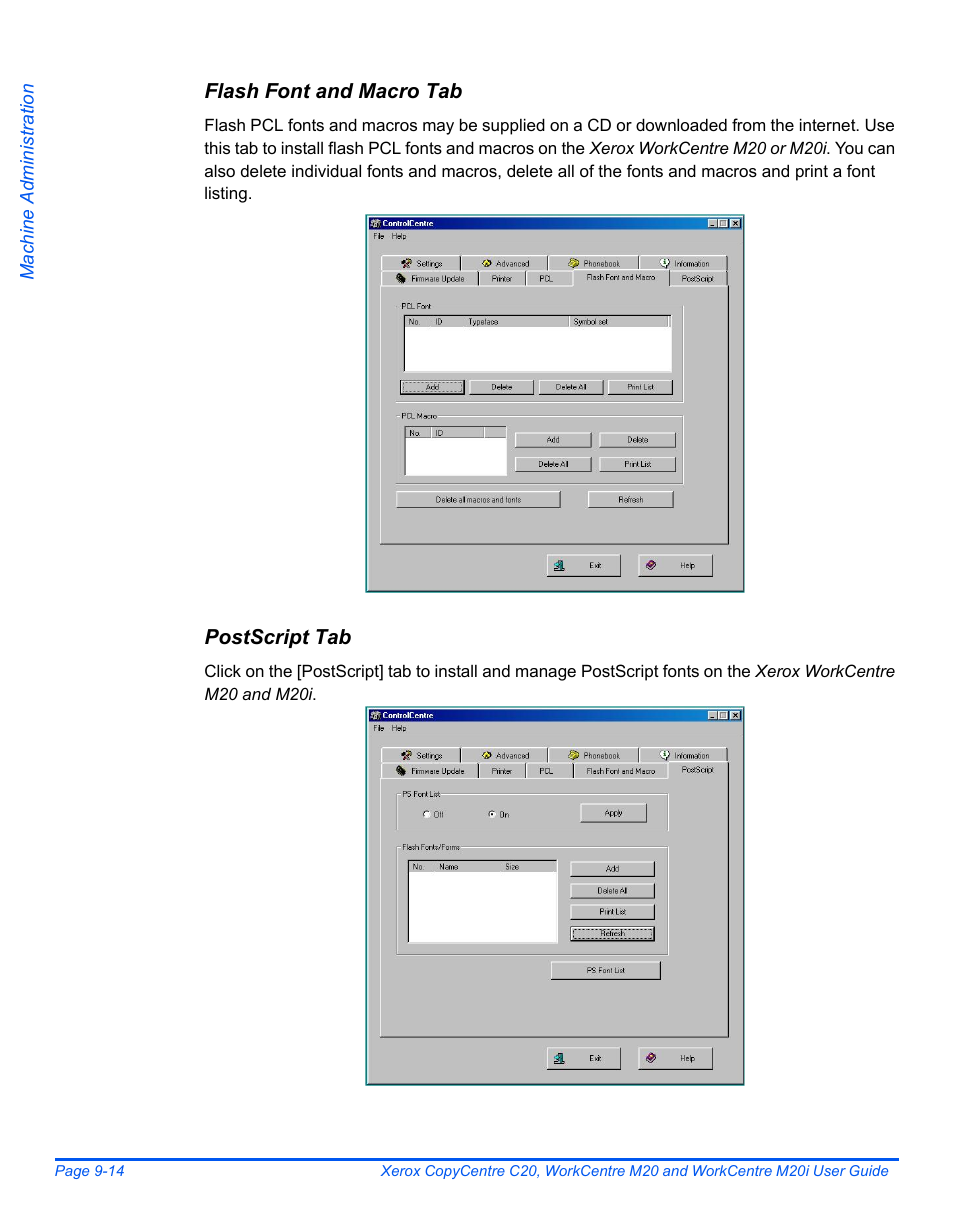 Xerox COPYCENTRE M20I User Manual | Page 154 / 215