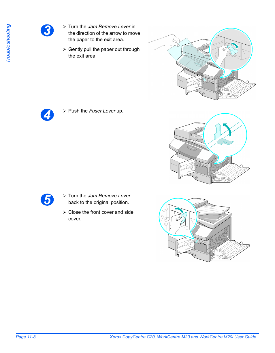 Xerox COPYCENTRE M20I User Manual | Page 190 / 215