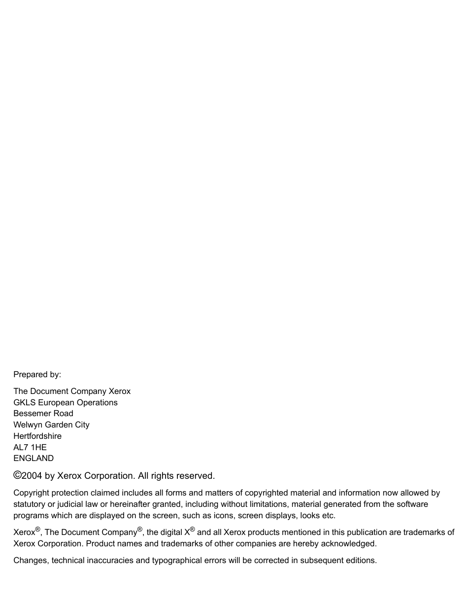 Xerox COPYCENTRE M20I User Manual | Page 2 / 215