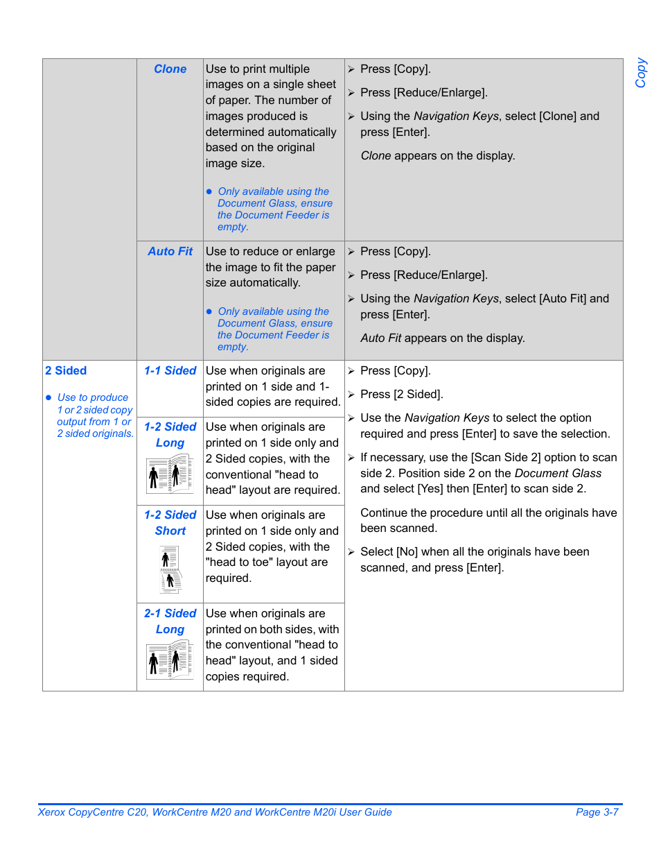 Xerox COPYCENTRE M20I User Manual | Page 59 / 215