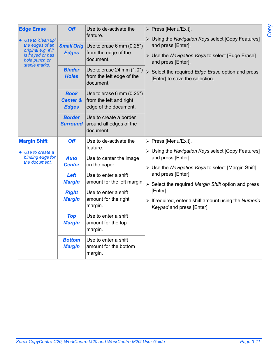 Xerox COPYCENTRE M20I User Manual | Page 63 / 215