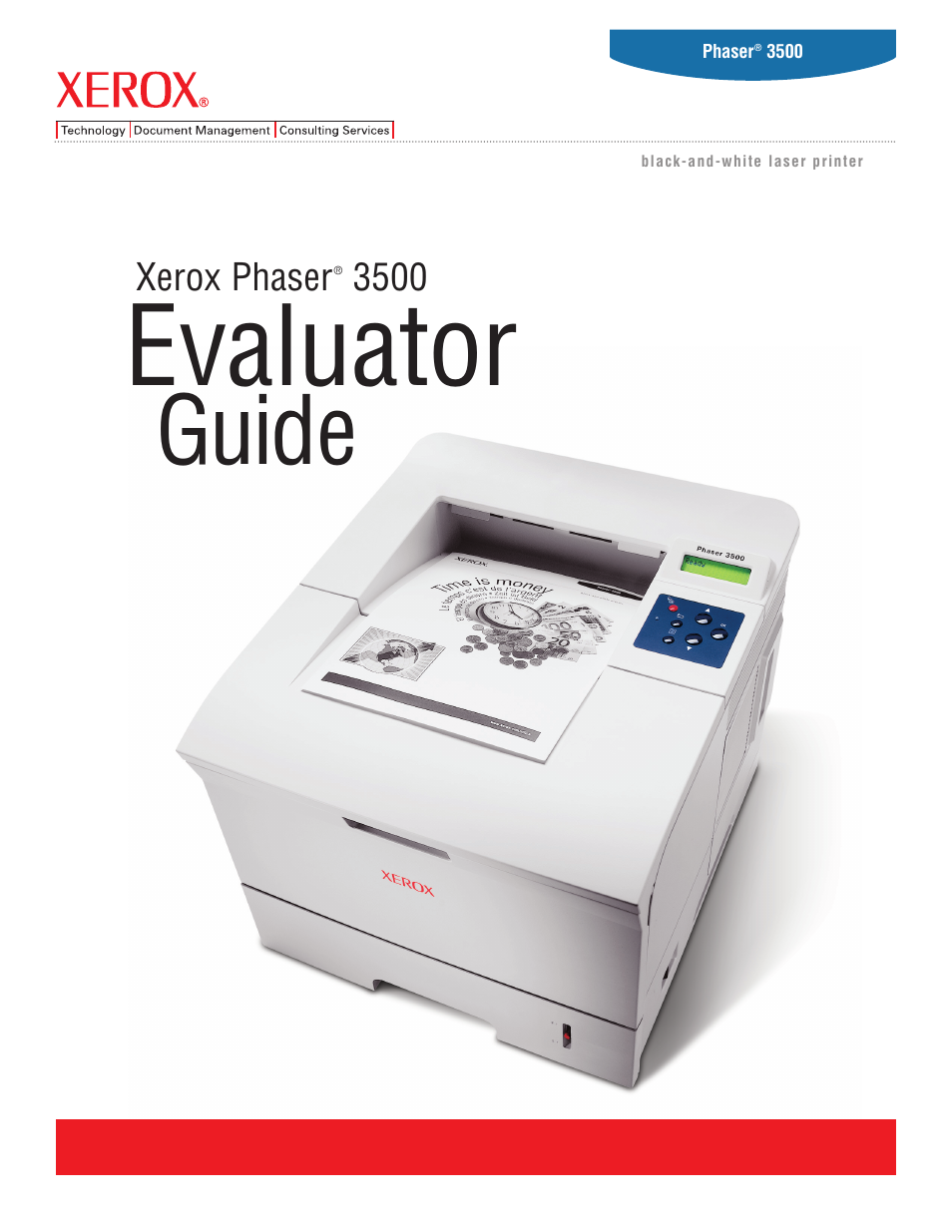 Xerox 3500 User Manual | 8 pages